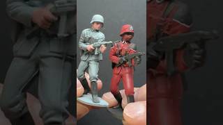 Army men Airfix German soldier Action Force “Red Shadows” Trooper conversion @Jamesviolaofficial