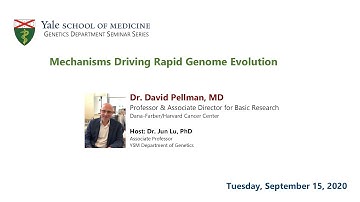 Genetics Seminar Series 2020 - David Pellman, MD