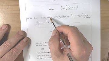 AQA Specimen Set 1 Paper 3F Q27 to Q28