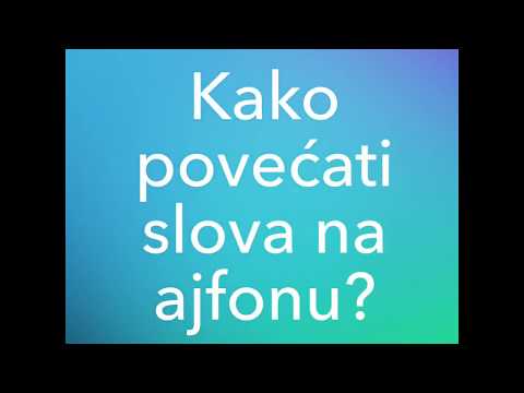 Video: Kako podebljati riječi na iPhoneu?