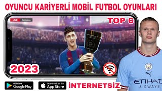 2023 EN İYİ OYUNCU KARİYERLİ 6 MOBİL FUTBOL OYUNU!! Android İos İnternetsiz Futbol oyunları screenshot 4