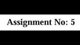 Assignment (5) | Chapter 9 | OOP 2 | MTI University