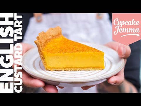 Classic English Custard Tart Recipe Cupcake Jemma by CupcakeJemma
