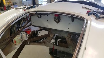 Installing 427 Shelby Cobra trunk skin frame Part 1