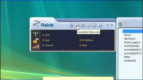 Procedure on how to install WL0221 WIFI Settings using Windows Vista