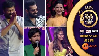 Zee Cine Awards Telugu 2020 Editors Cut Special Promo | January 25th and 26th @ 6 PM | ZeeTelugu