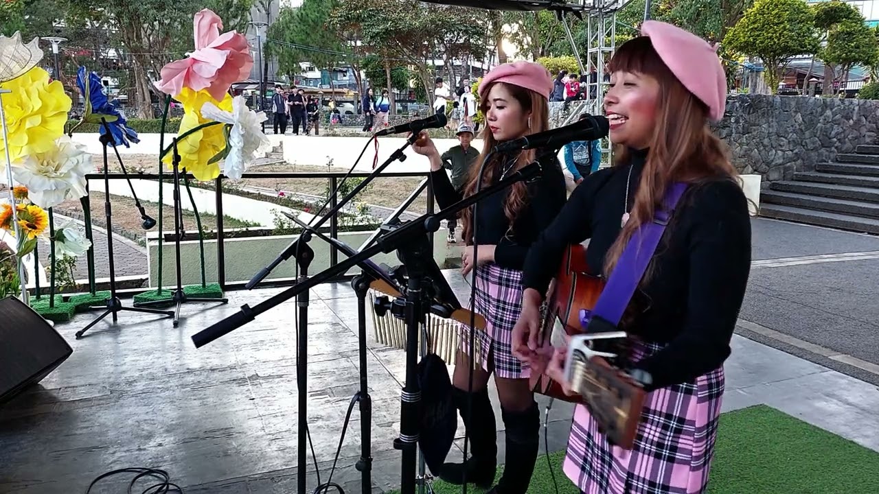 Dilaw — Uhaw cover by Krista & Karen at Rose Garden, Baguio City
