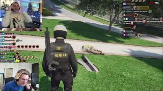 xQc reacts to Hilarious old RP clips