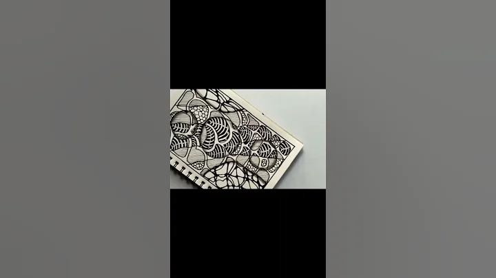 Zentangle Pattern ✨🌸 ll #shorts