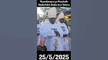 Maandamano Ya Maaskofu Katika Misa Ya Kuwekwa Wakfu Askofu Msaidizi Josaphat Bududu Tabora 