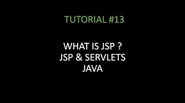 #13 JSP and Servlets | What is JSP ? | Web Technology Java