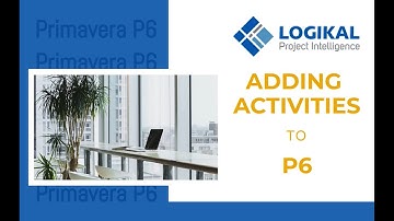 P6 How To Guide: How to add activities in P6