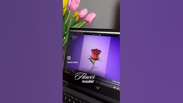 Blender | Flower model #blender #blender3d #3dmodeling #flowermodel #blendertutorial