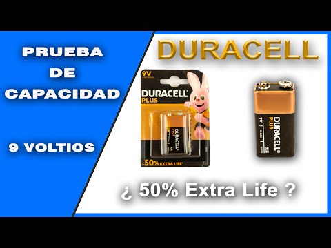 Video: ¿Son alcalinas las pilas Duracell de 9v?