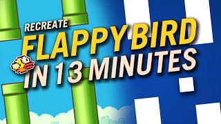 Recreate FLAPPY BIRD in just 13 MINUTES (Godot Game Engine)