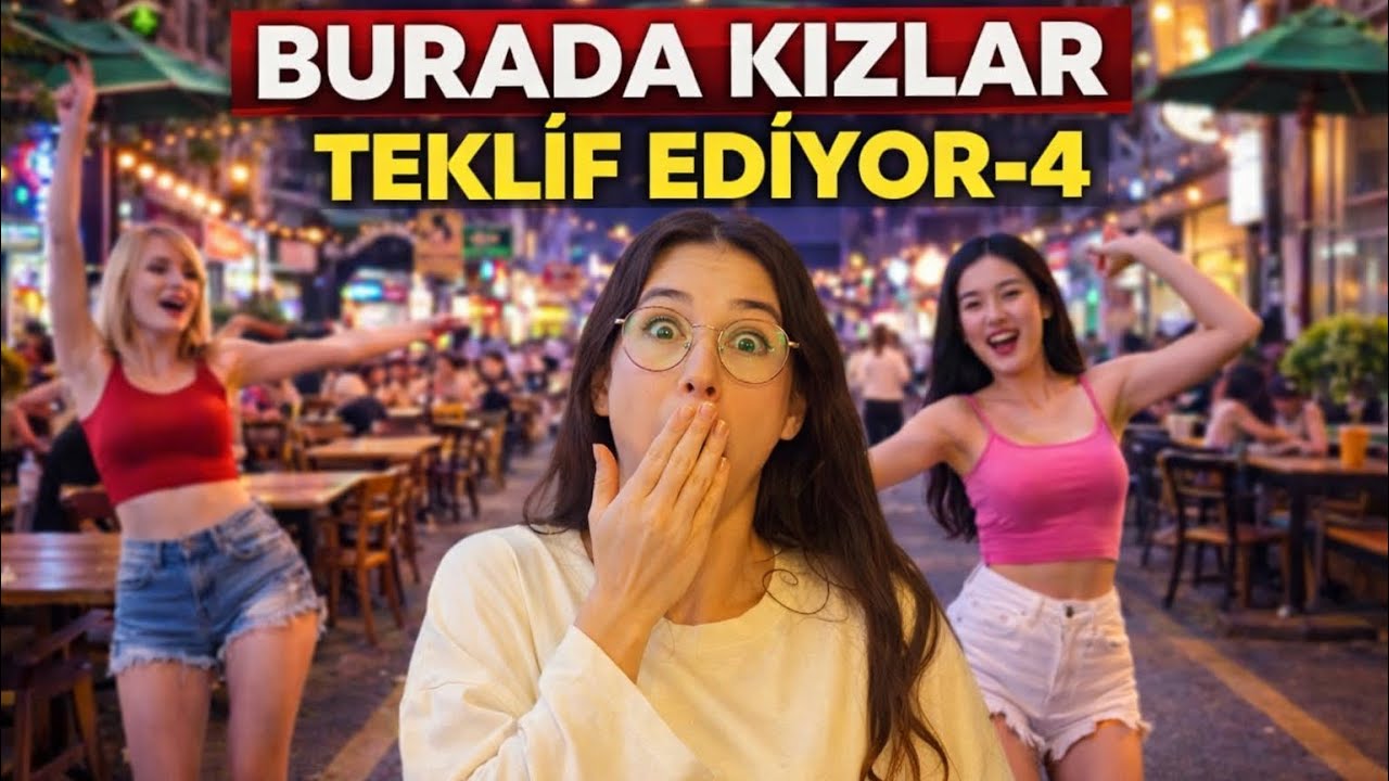 BANGKOK GECELERİNDE GENÇLER YİNE ÇOK HIZLI / KHAO SAN ROAD 