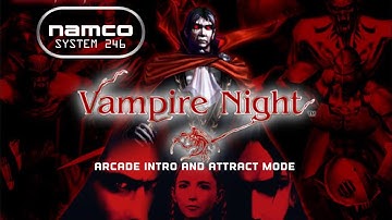 Vampire Night real arcade intro and attract mode Sega Namco System 246 (HD 60FPS)