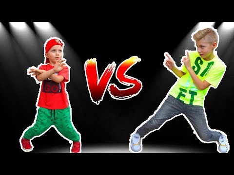 Батл с младшим братом.Кто КРУЧЕ???FORTNITE DANCE CHALLENGE IN REAL LIFE!!