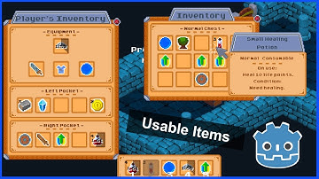 Godot 3 Inventory Tutorial | Usable Items | Part 6