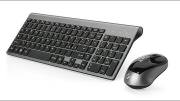 JOYACCESS Tastiera e Mouse Wireless Full-size