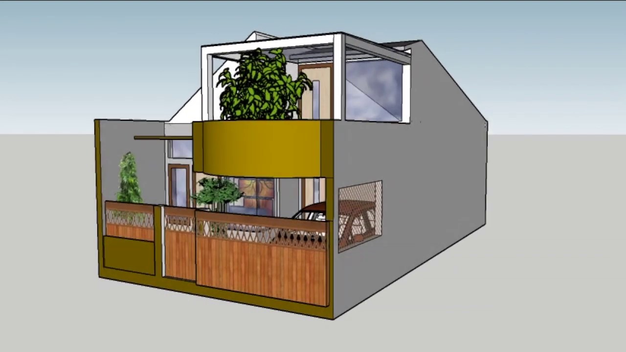  desain  rumah unik dg garasi pendek yang nyaman dan ruangan  
