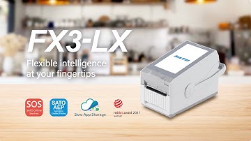 SATO FX3-LX Label Printer: Flexible intelligence at your fingertips