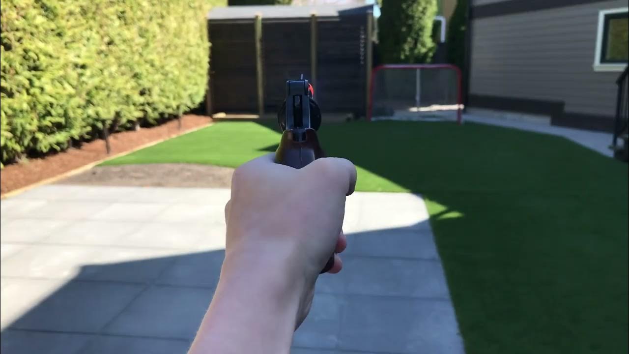 Shooting a very loud cap gun YouTube