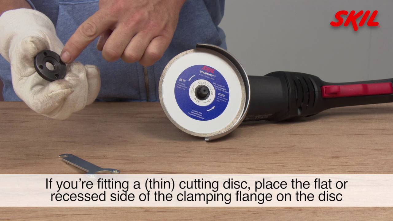 How To Change The Disc On An Angle Grinder Youtube