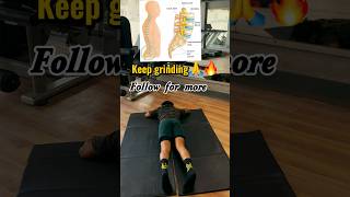 Lower back sculpting ⚒️ #fitnessreels #motivation #spinehealth #spinemobility #lowerbackworkout