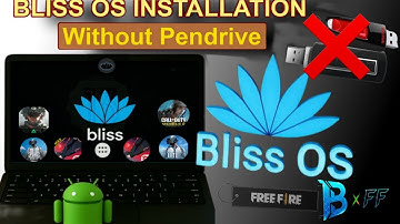 Install Bliss OS ISO File Without Pendrive | Best Android OS For Low End PC Free Fire