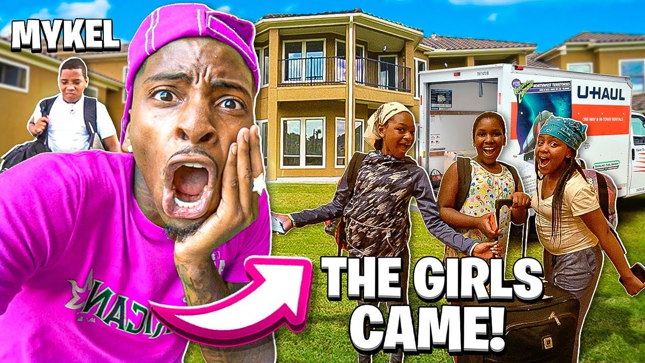 THE GIRLS CAME TO MY NEW HOUSE & MYKEL FINALLY MOVED IN!❤️
