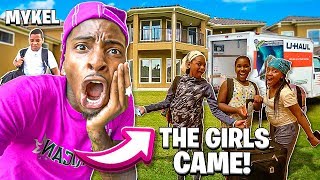 THE GIRLS CAME TO MY NEW HOUSE & MYKEL FINALLY MOVED IN!❤️