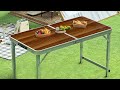 SHUFA GLAMPING Taşınabilir Kalınlaştırılmış Alüminyum Alaşımlı Katlanır Kamp Masası 