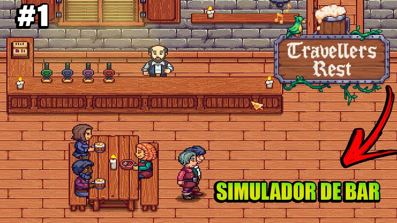 TRAVELLERS REST JOGO INCRÍVEL ESTILO STARDEW VALLEY GAMEPLAY (Simulador