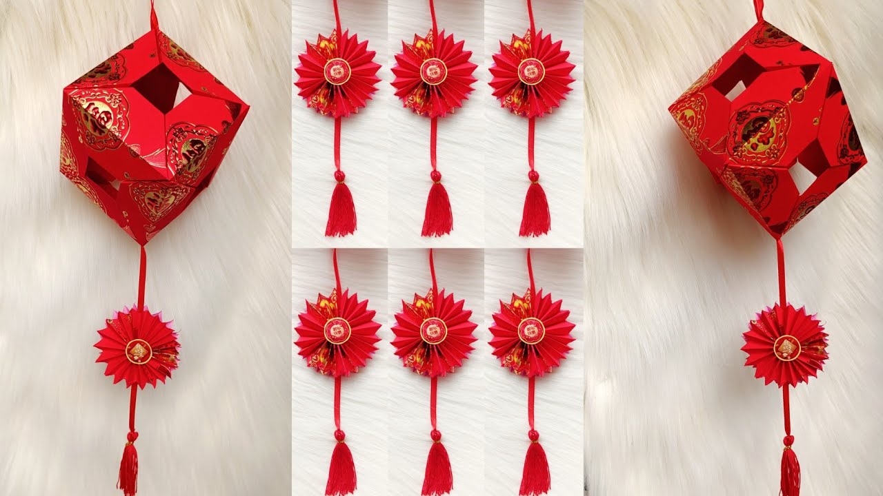 DIY Lampion Imlek Simple dari Angpao || Ide Kreatif Dekorasi Imlek || Chinese New Year Decorations