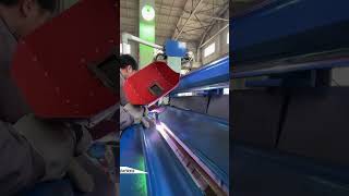 Fixed longitudinal seam welding machine, automatic pressure vessel pipe tank welder - pholarweld