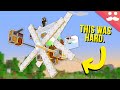 I made a wind powered airship in Minecraft. It actually works.