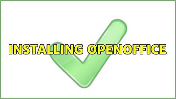 Ubuntu: Installing OpenOffice