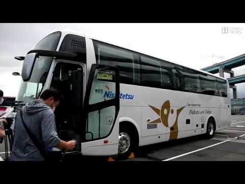 西鉄バス 国内最長級の夜行高速バス はかた号 福岡 東京 の新型車両 Youtube