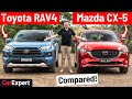 2022 RAV4 hybrid v CX-5 turbo (inc. 0-100) comparison. Can Toyota trump the Mazda?