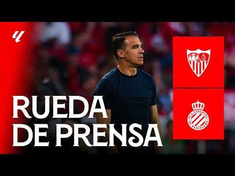 Rueda de prensa de Luis García Plaza en la previa del #SevillaEspanyol 📡 EN DIRECTO — football video