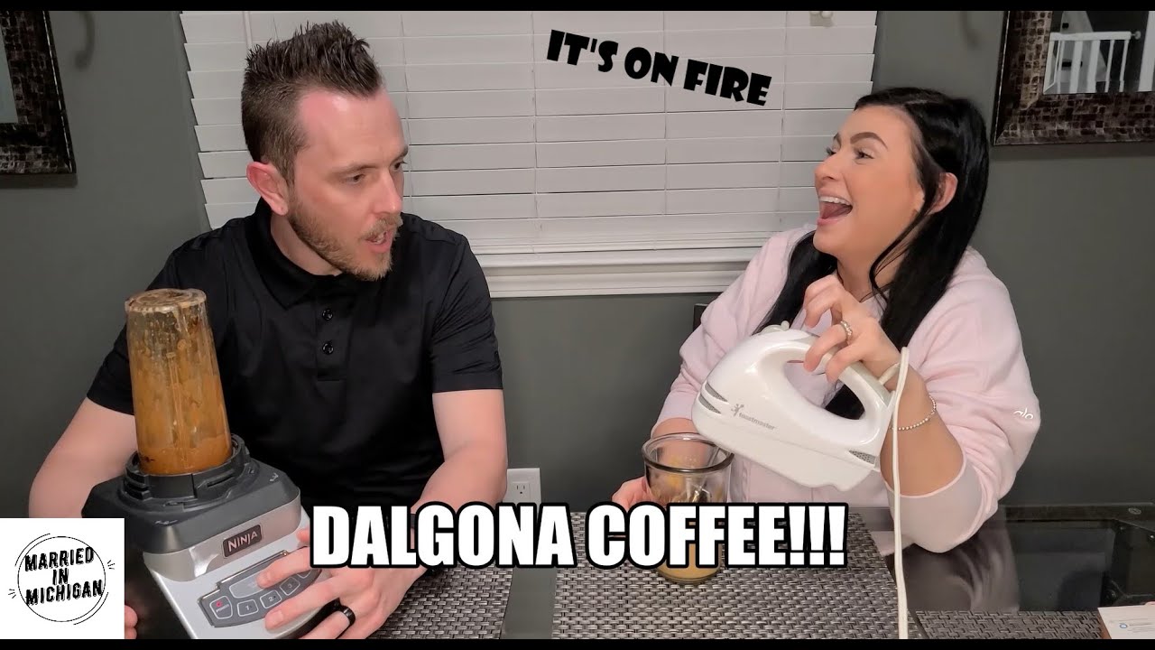 MAKING DALGONA COFFEE TIK TOK COFFEE RECIPE YouTube
