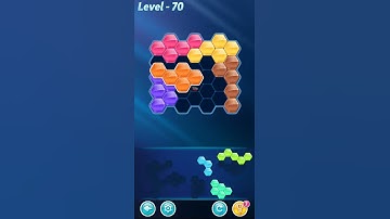 BLOCK! Hexa Puzzle! 7 Holic Level 70 (Rotate) - Lösung Solution Walkthrough