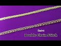 Aari Work Tutorial 6 | Aari Double Chain Stitch with Practice Shapes