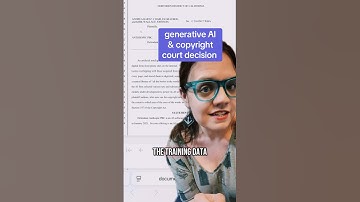 Anthropic copyright court decision - generative AI + fair use