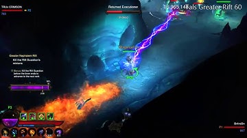 Diablo 3 Patch 2.2, Talrasha 3-man Greater Rift 60