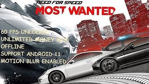 Need For Speed Most Wanted [Mod 60Fps Full HD Graphics] For Android