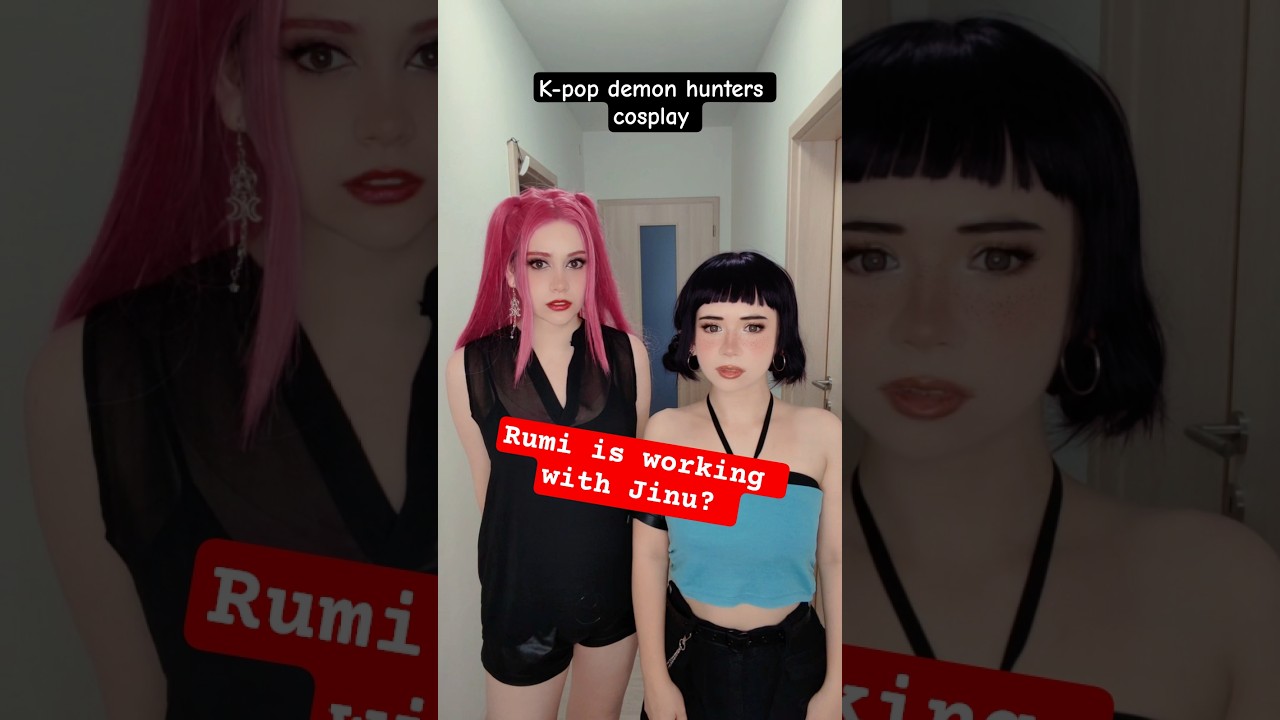 👹 I can still fix it 👹 - Rumi | Mira & Zoey @nikkihatsunecosplay K-pop demon hunters #shorts