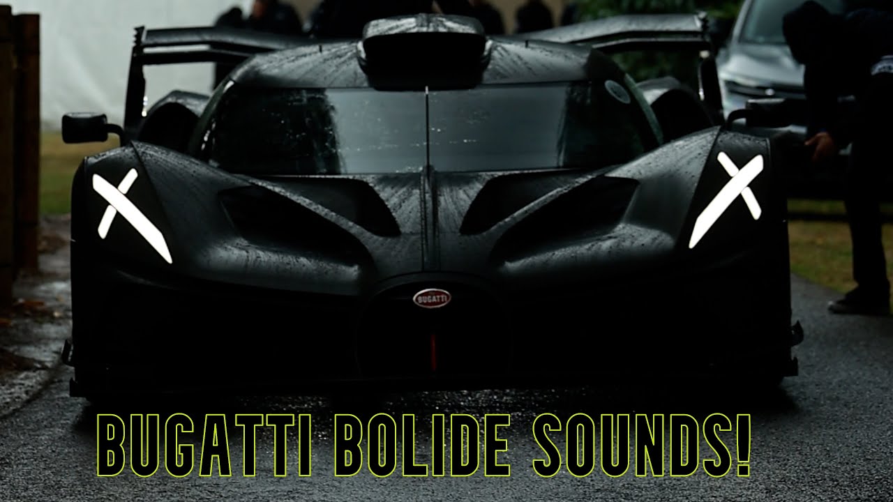 Bugatti Bolide Sounds Ferocious at Airfield Test