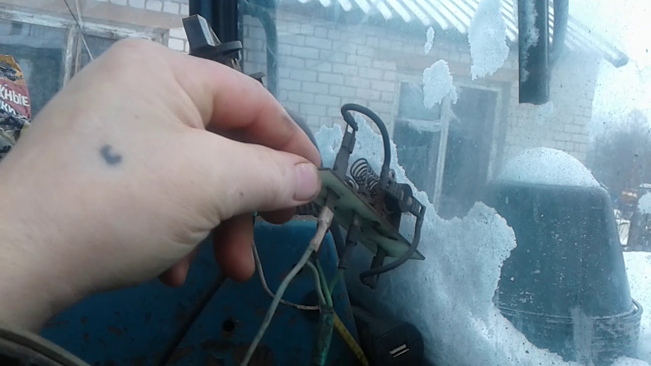 Где у мтз печка